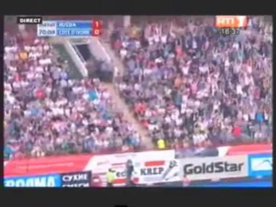 Footbal: Match amical Côte d'ivoire- Russsie (2ème mi-temps)