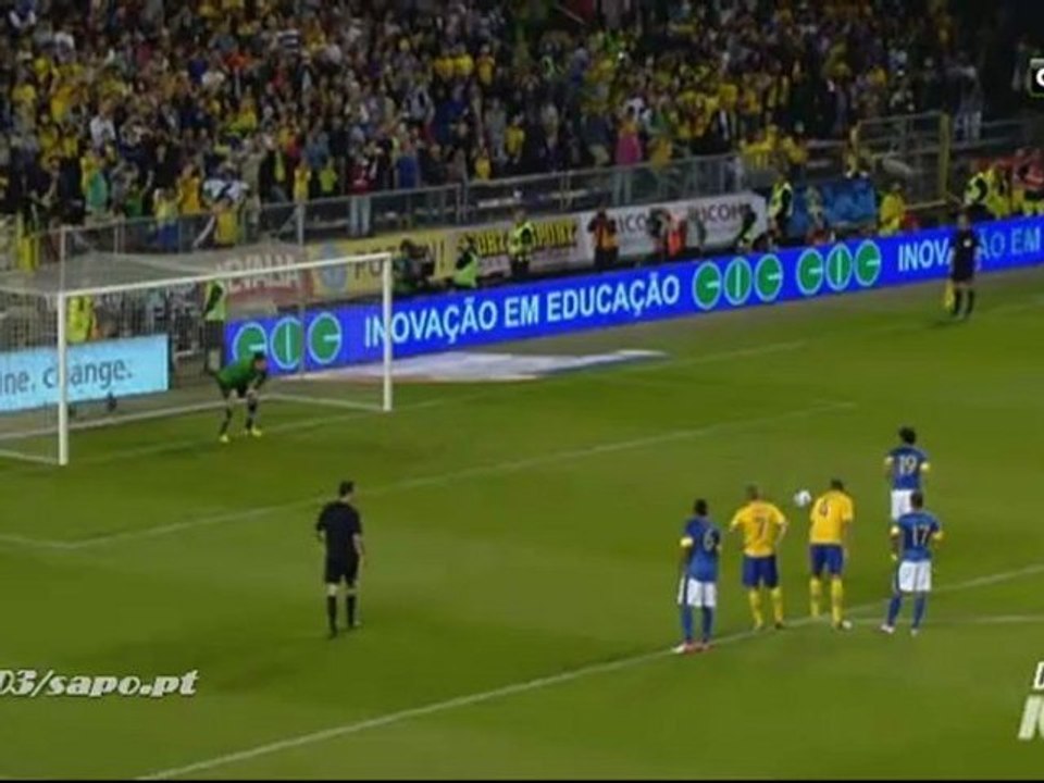 SWEDEN 0-3 BRAZIL All Goals / 15.08.2012