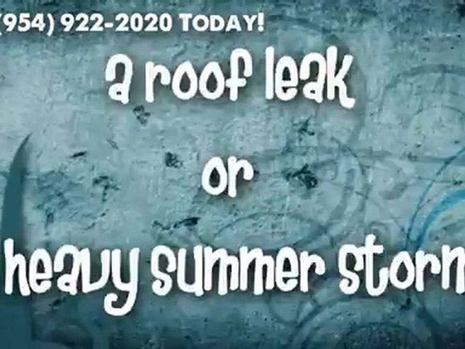 Fort Lauderdale Water Damage Restoration| Call (954) 922-2020 Today!