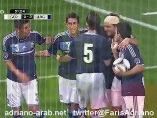 Goal Messi - Germany 1-3 Argentina HD 15/8/2012