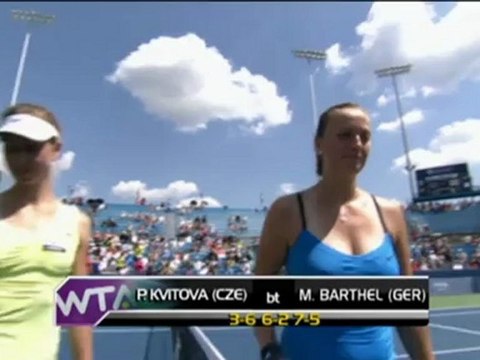 Cincinnati - Kvitova se deshace de Barthel