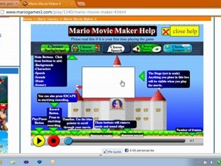 Como hacer tu animacion de mario bros