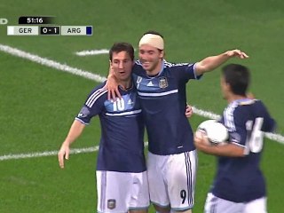 Messi goal vs. Germany (15.08.2012) (GER 1-3 ARG)