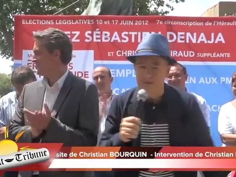 AGDE - 2012 - NOTEZ ESPIONS ! Un " Show " Christian BOURQUIN Place du 18 Juin !