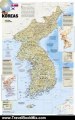 Travel Book Review: North Korea and South Korea - The Forgotten War Wall Map (2-sided, tubed) by National Geographic Maps