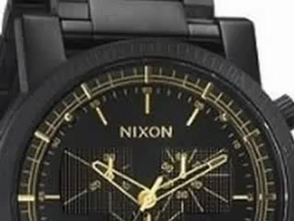 Low Price Nixon Magnacon SS Watch Matte Black/Gold, One Size