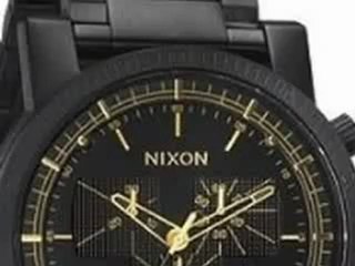 Order Nixon Magnacon SS Watch Matte Black/Gold, One Size