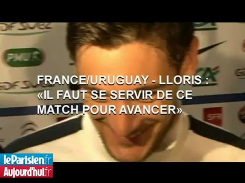 France/Uruguay - Lloris: Il faut se servir de ce match pour avancer