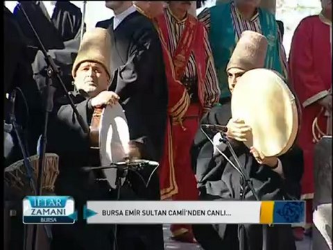 1 Karabaşı veli tekkesi sema ekibi BURSA İftar zamanı 2012 STV