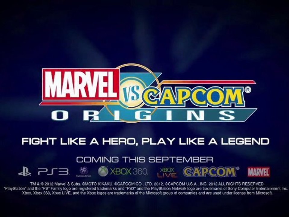 Marvel vs Capcom Origins trailer de anuncio Gamescom 2012