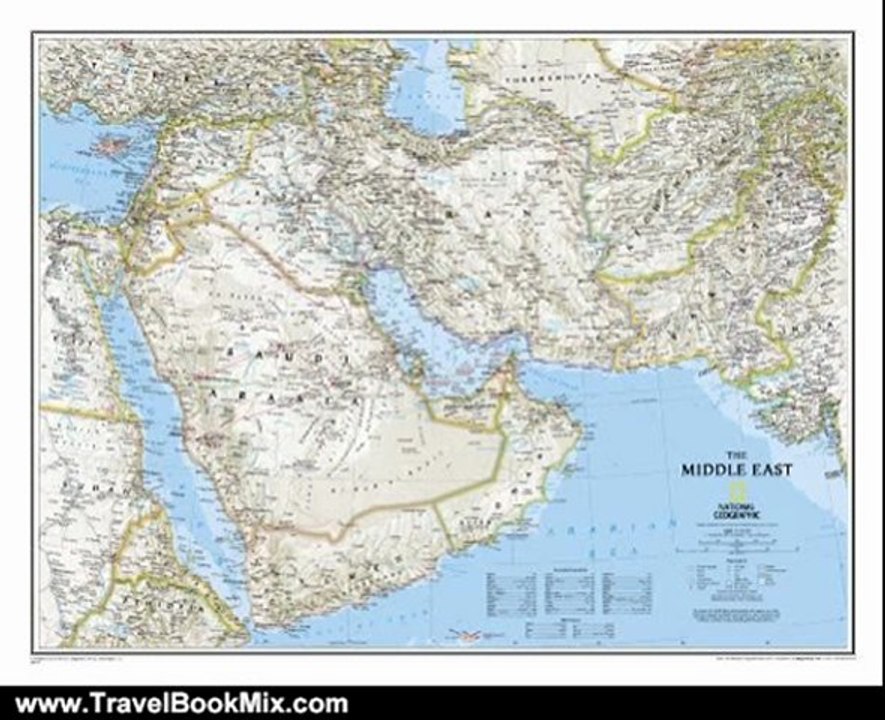 Travel Book Review: Afghanistan, Pakistan, and the Middle East Wall Map by National Geographic Maps