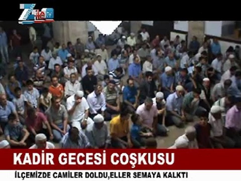 Kadir gecesi Zile ulu camii 2012