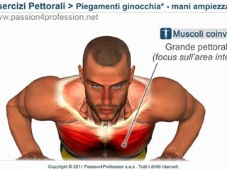 Allenare "pettorali interni"