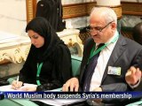 World Muslim body suspends Syria's membership