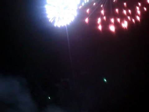 feu d'artifice du lac du paradis 2012