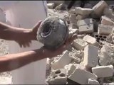 فري برس  ادلب استهداف منزل قاشوش جرجناز بالطيران ومنزل اخر 16-8-2012