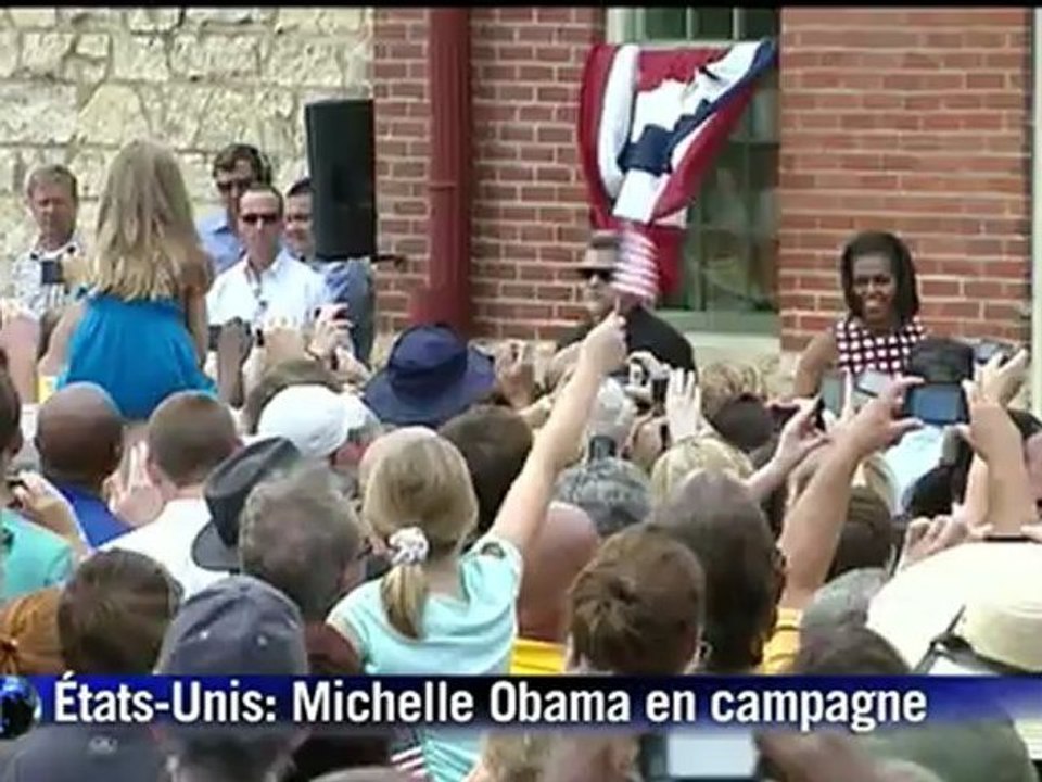 Etats-Unis: quand Michelle donne un coup de main à Barack Obama