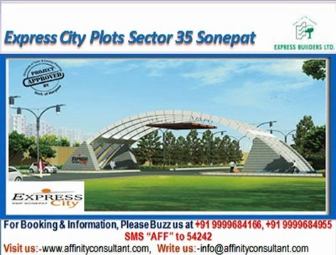 Express kmp City Plots Sonepat @09999684166