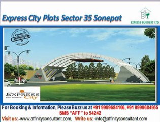 Express kmp City Plots Sonepat @09999684166