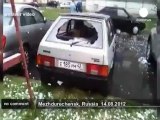 Russian hail storm injures 20 - no comment