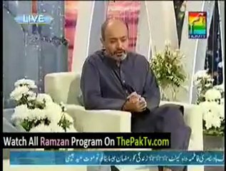 Noor e Ramzan Hum Ke Saath By Hum TV - 15th August 2012 (Aftar) - Part 2