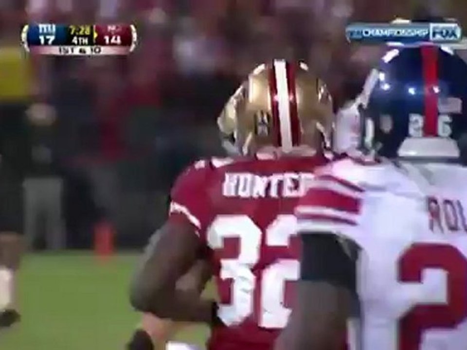 NY Giants vs San Francisco 49ers 2012 NFC Playoff Game