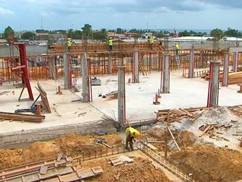 Avancées du chantier du nouvel hôpital universitaire d'Owendo - part 1