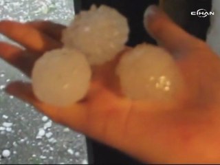 Sibirya’ya yumurta büyüklüğünde dolu yağdı: 20 kişi yaralandı