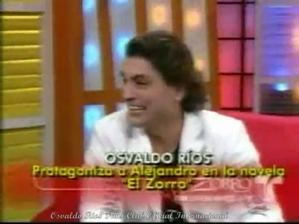 Osvaldo Rios en el programa "No te duermas"