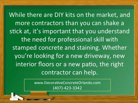 Stamped Concrete Overlays