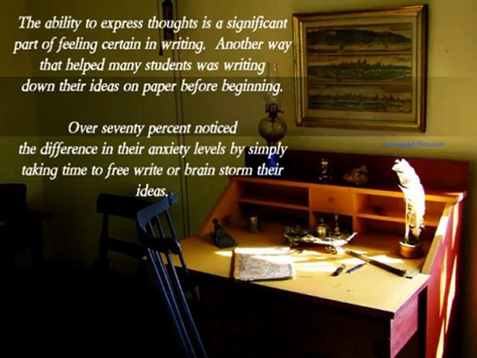 Writing Anxiety