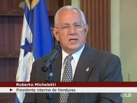 Micheletti dispuesto a dimitir si Zelaya renuncia a volver