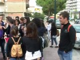 SICILIA TV (Favara) Porta di emergenza chiusa. Gli alunni dell'Ambrosini protestano