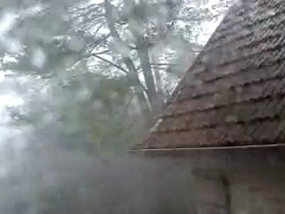 tempestade de verão na suiça