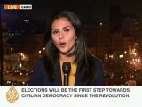 Clashes erupt in Tahrir Square ahead of elections