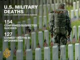 US military suicides on the rise