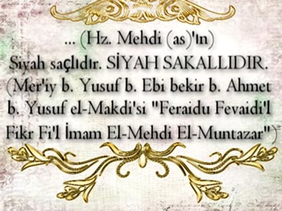 SORULARLA RİSALE SİTESİNİN HZ MEHDİ SAKALSIZ OLACAK İDDASINA CEVAP