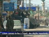 Liban: cessez-le-feu à Tripoli, des dégâts importants