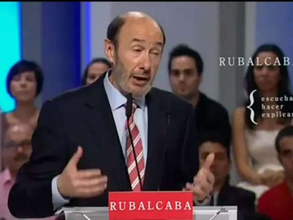 Las propuestas de Rubalcaba
