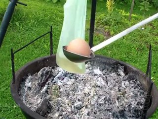 Как сварить яйцо в полиэтиленовом пакете