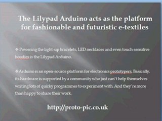 The Lilypad Arduino acts as the platform for fashionable and futuristic e-textiles