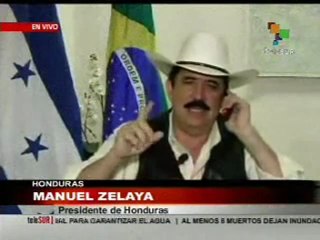 Zelaya denuncia un plan para matarle