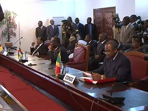 Le Président Ali Bongo Ondimba au 11ème sommet de la CEMAC - partie 1