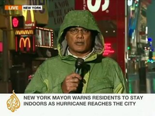 Anand Naidoo updates the latest from hurricane Irene