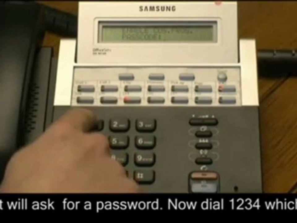 Adding a Phone Number to the Memory on Samsung Telephone Systems