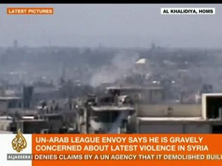 Activist Hadi al-Abdallah speaks about the situation in Homs