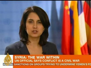UN official calls Syria conflict 'civil war'