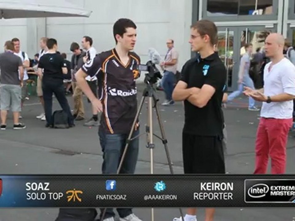 sOAZ après son quart de finale - GamesCom 2012