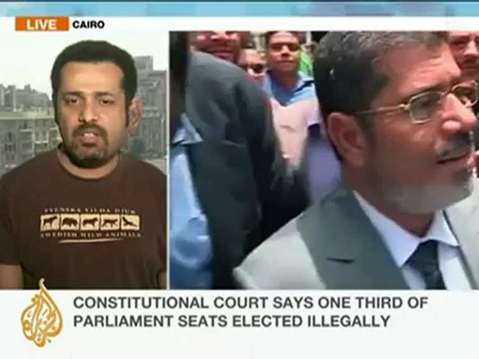 Wael Abbas reacts to court  decision to dissolve parliament
