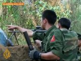Rebel armies fighting against Myanmar government
